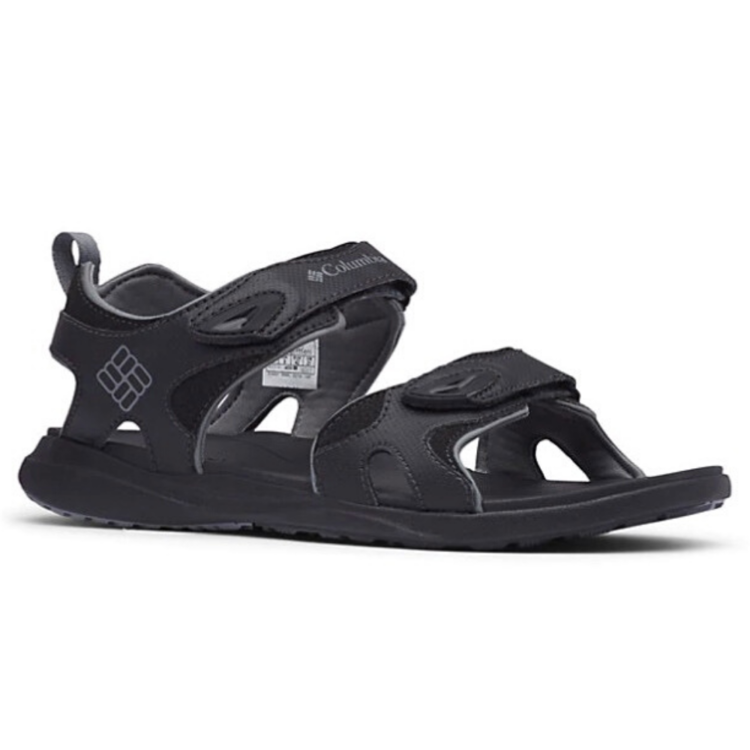 Columbia Columbia Men's 2 Strap Sandal Black/Grey