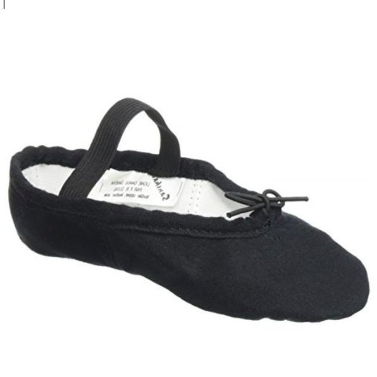 Sansha Sansha Canvas Ballet Slipper Black