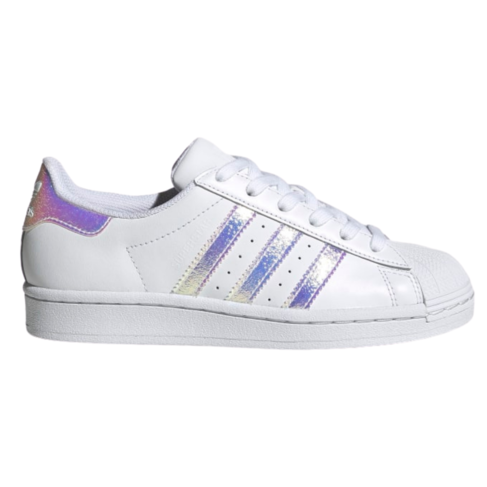 Adidas Superstar J FtwWht/FtwWht Youth 6.5 + 7