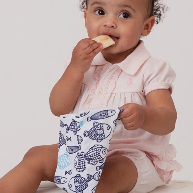 Luv Bug Luv Bug Reusable Snack Bag (2 Pk) Unicorns