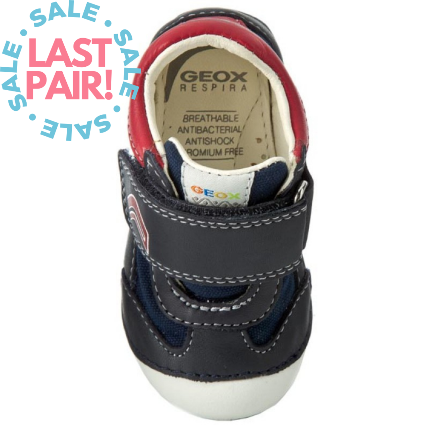 Geox Geox B Tutim Navy Red Toddler 19