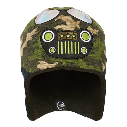 Kombi Car Family Children Hat Khaki Commander