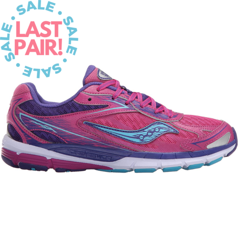 Saucony Ride 8 Pink/Purple (Youth 5.5)