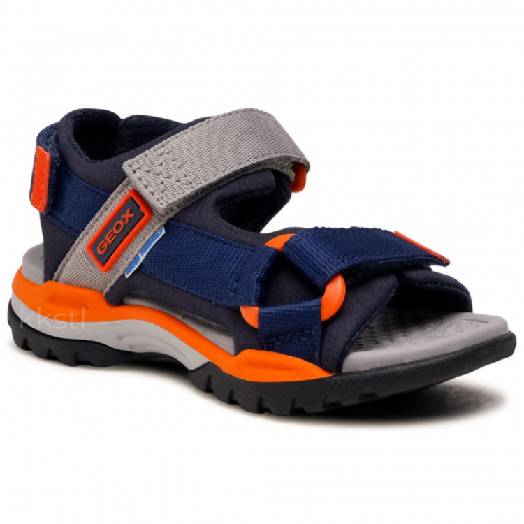 Geox J Borealis (O/T) Navy/Orange