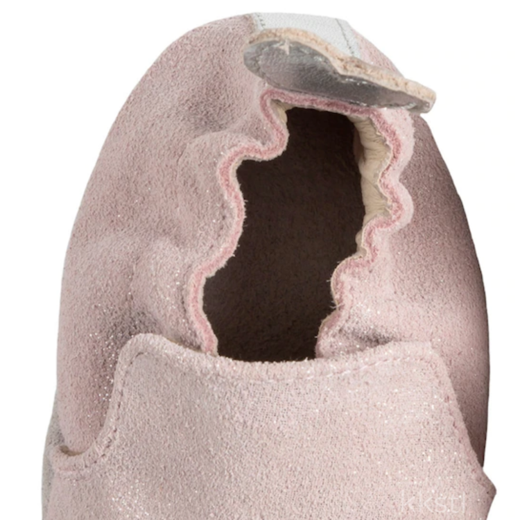Robeez Soft Soles Pretty Pearl Pink
