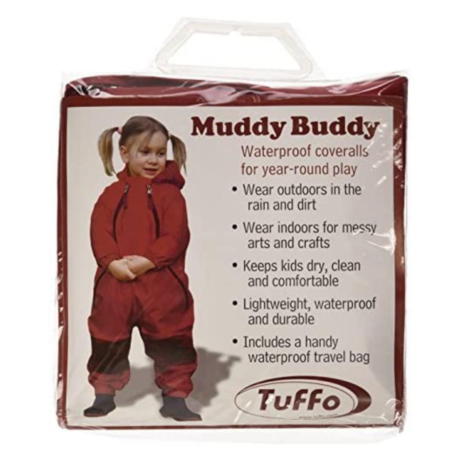 Muddy Buddy Rain Suit Red - Kids Gear in Canada - Kiddie Kobbler