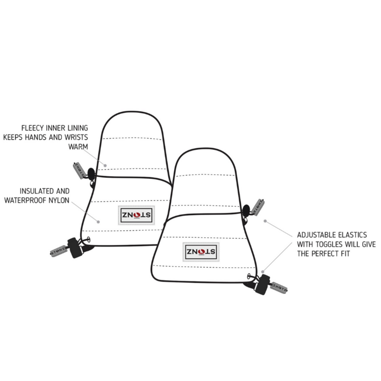 Stonz Stonz Baby Waterproof Mitts Haze Pink