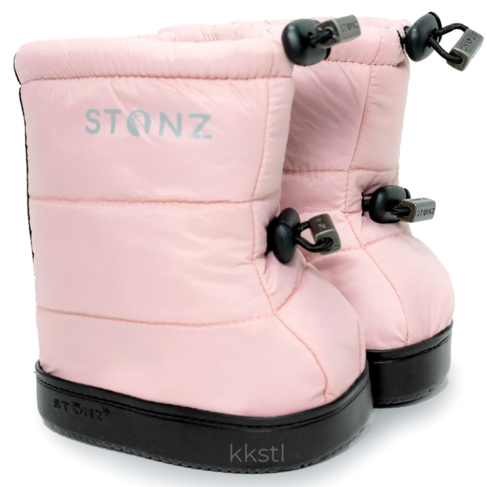 Stonz Puffer Booties Haze Pink