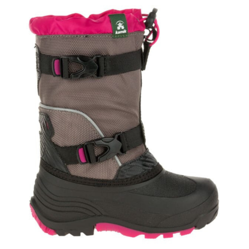 Kamik Glacial3 Charcoal/Pink Youth 7