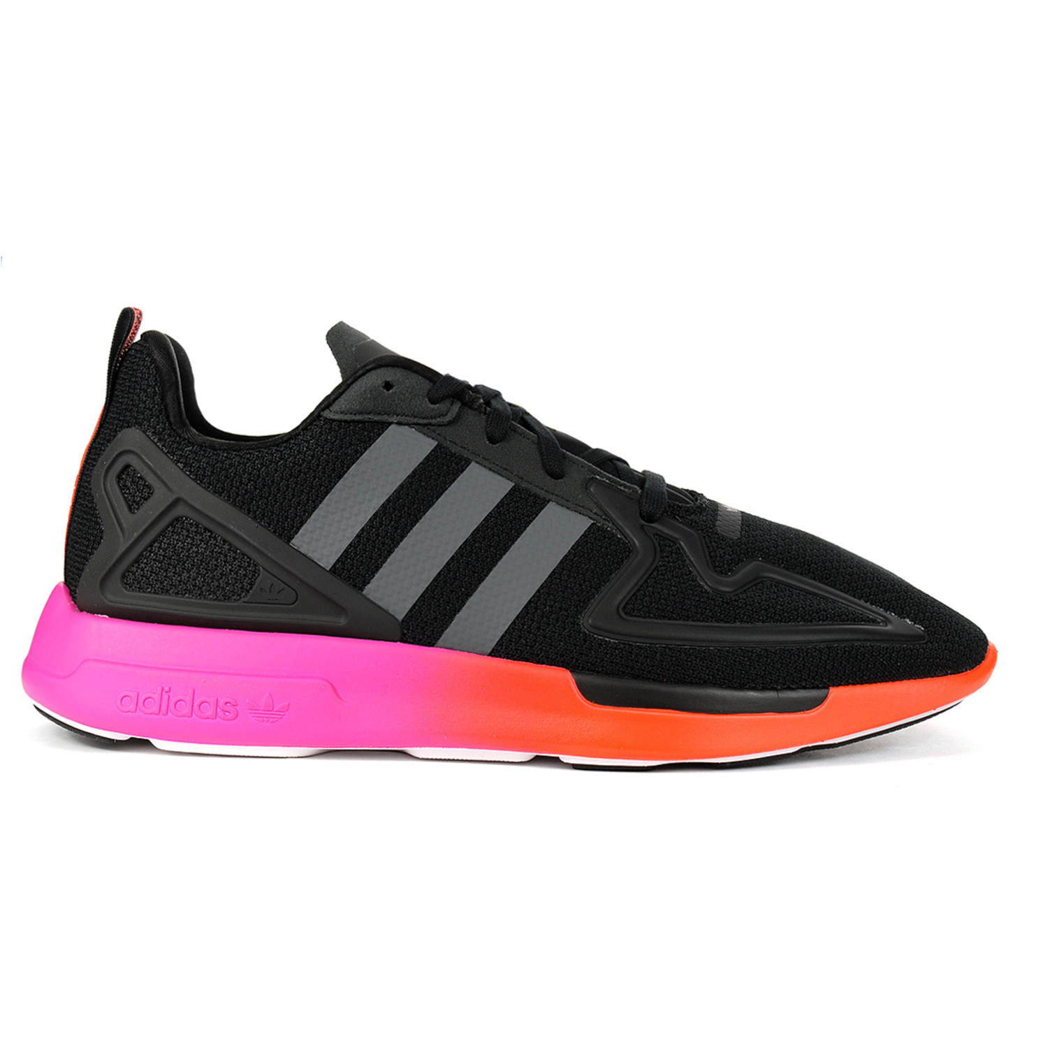 black white pink adidas