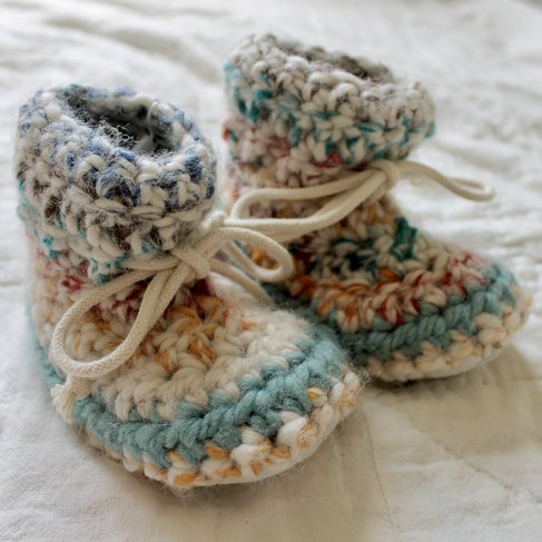 Juno Crochet Sheepskin Slipper Primary