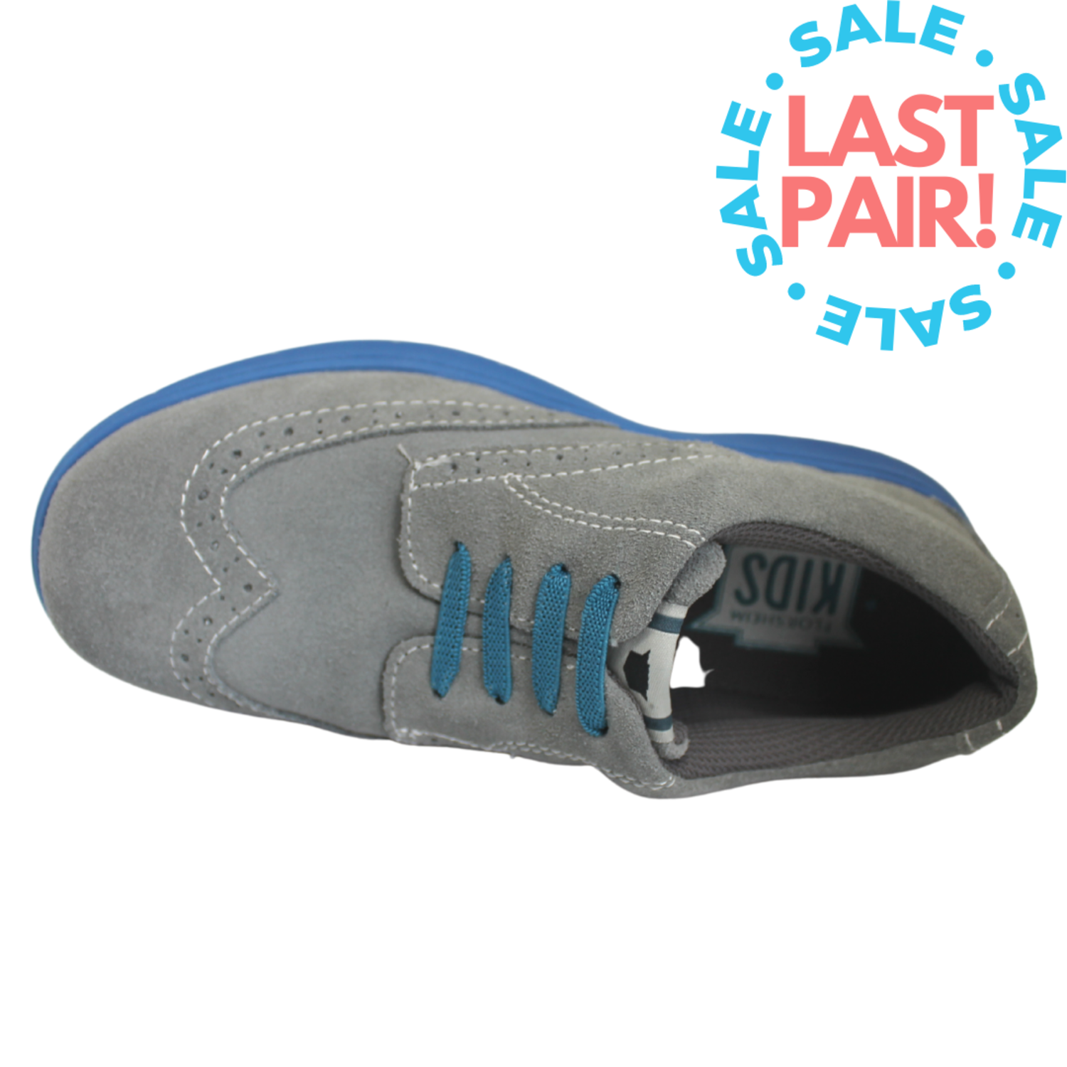 F-lites Florsheim SALE Florsheim Flites Wing Jr Gray - Kiddie Kobbler St Laurent main image 2