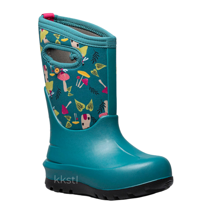 Bogs Bogs Neo-Classic Mushrooms Teal Multi