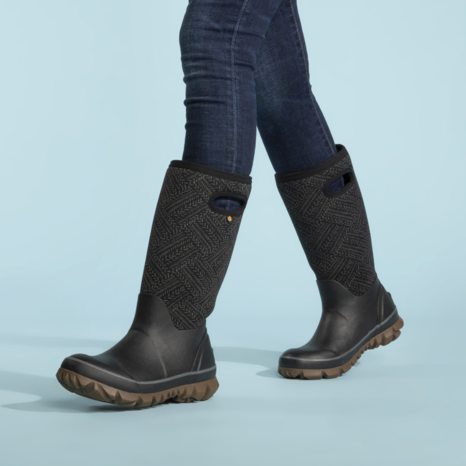 womens black bogs