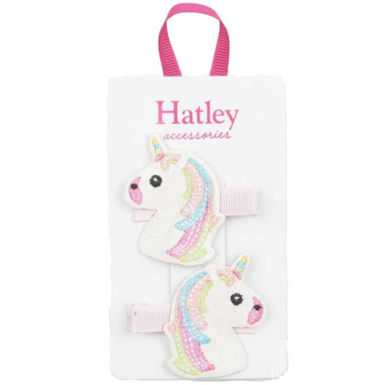 Hatley Hatley Glitzy Unicorns Glitter Hair Clips