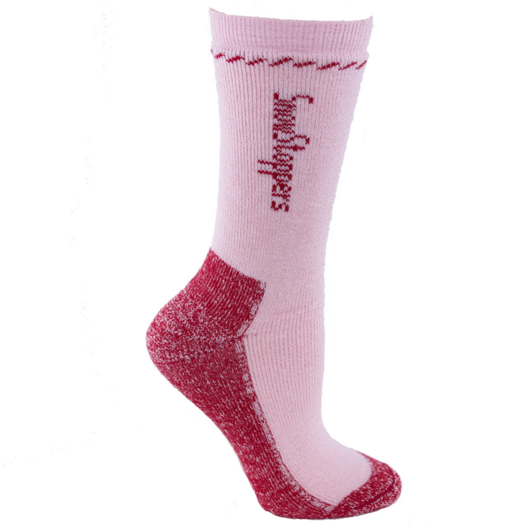 Snow Stoppers Alpaca Wool Socks Pink/Red - Kids Gear in Canada - Kiddie ...