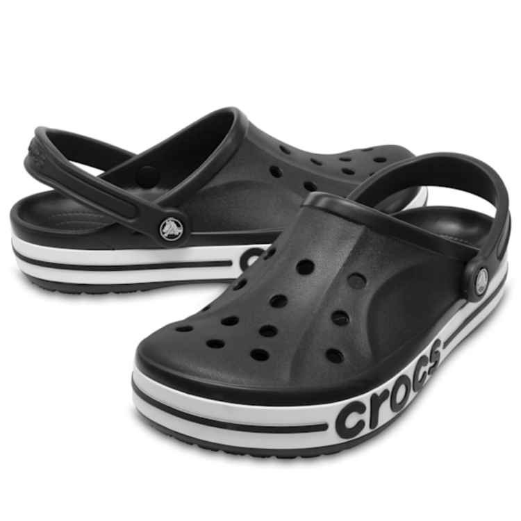 Crocs Crocs Baya Band Clog Black/White