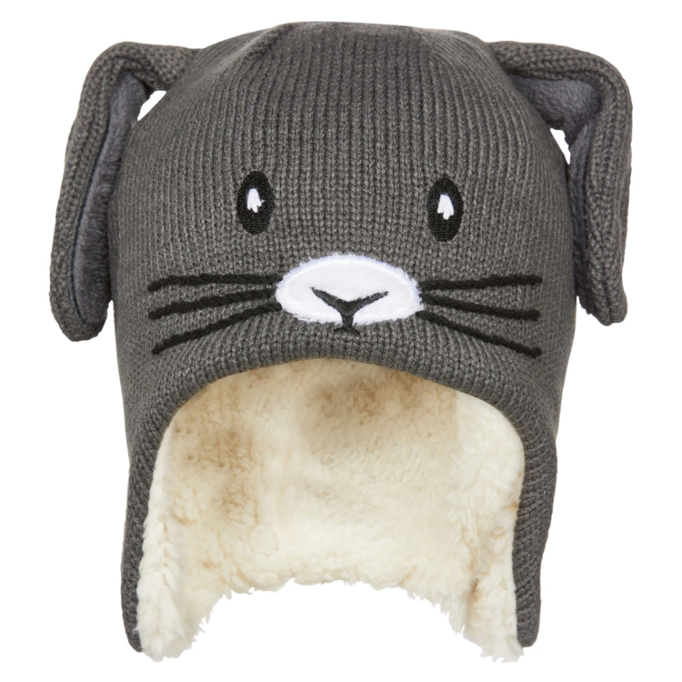 Kombi Kombi Sherpa Animal Infant Hat Castlerock Bunny (9-18M)