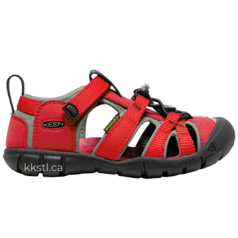Keen Seacamp Racing Red/Gargoyle (Child 13 + 4)
