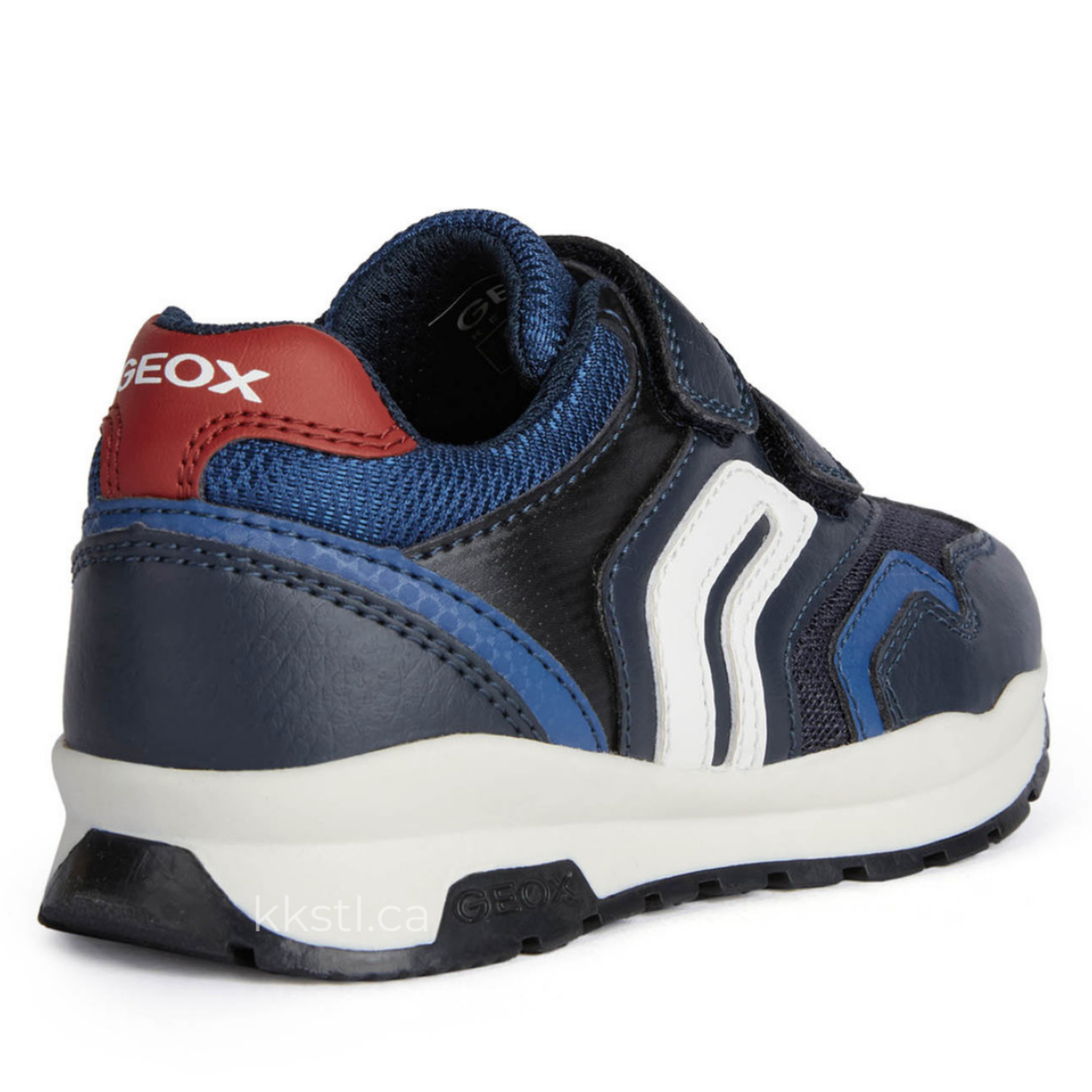 Geox J Pavel Navy/Red - Kids Shoes Canada - Kiddie St Laurent