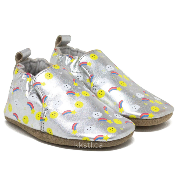 Robeez Robeez Soft Soles Sun Rainbow Clouds