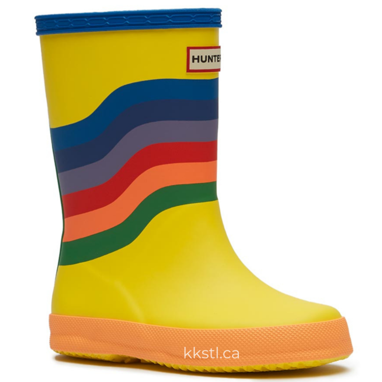 Hunter Hunter Kids First Classic Wiggle Rainbow Boot