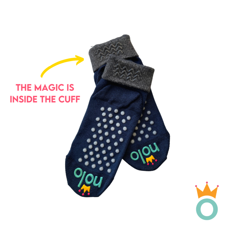 Nolo Socks Nolo Socks 2PK Crisp White/Navy Blue