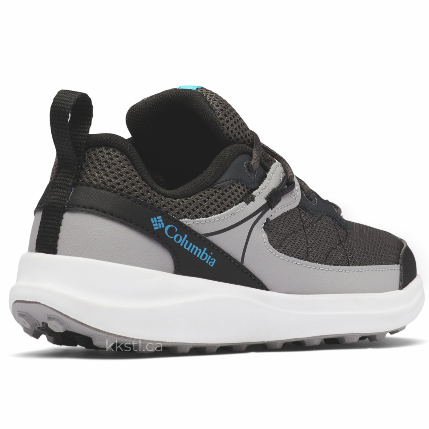 Columbia Trailstorm Dark Grey/Ocean Blue Kids Shoes in Canada