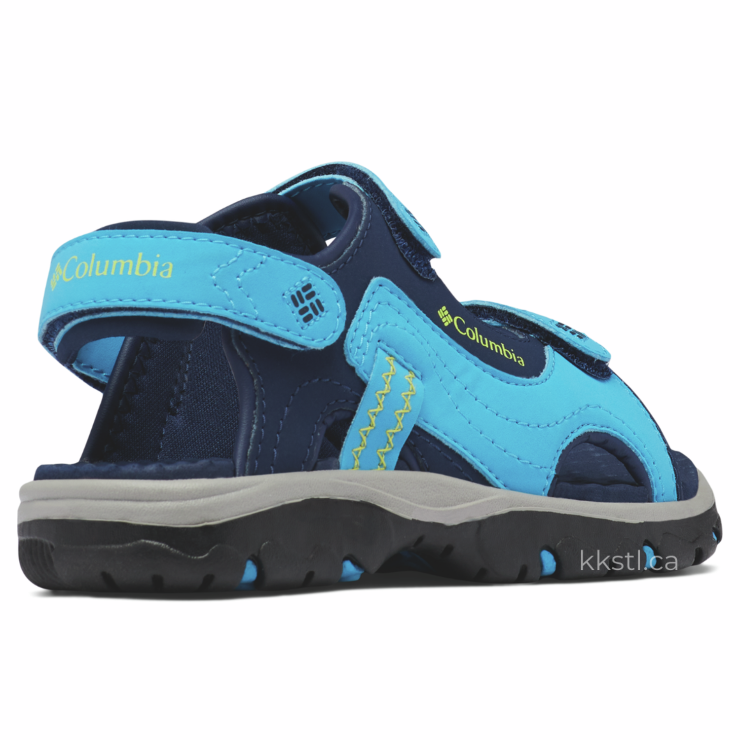 Columbia Castlerock Supreme Ocean Blue Kids Shoes in Canada