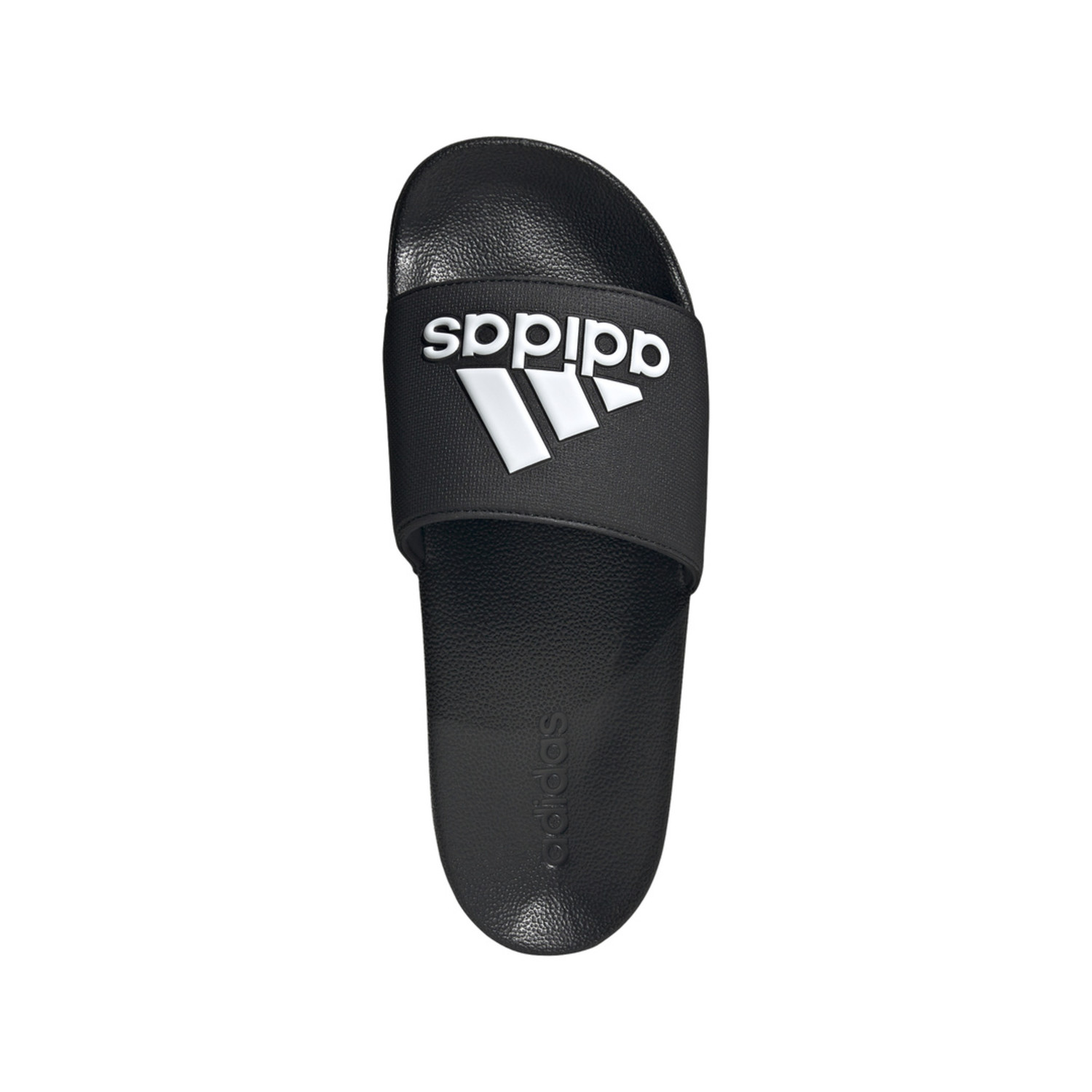 Adidas Adult Adilette Shower Slide Black White Mens Shoes in