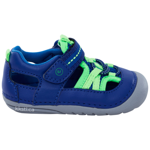 Stride Rite SM Tobias Blue/Lime (Toddler 3, 3.5W + 5)