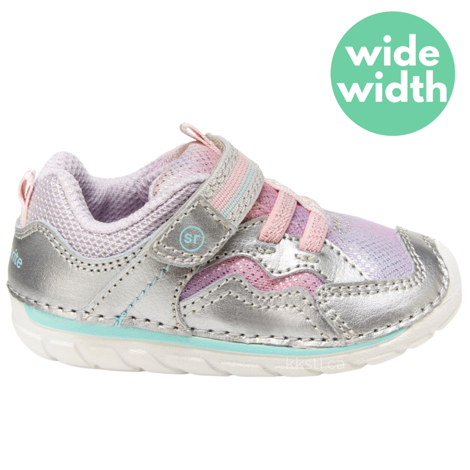 Stride Rite SM Kylo Silver/Multi Wide - Kids Shoes in Canada