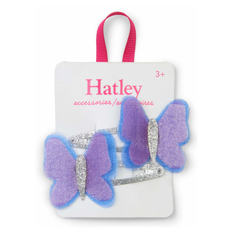 Hatley Hatley Shimmer Butterflies Snap Clips