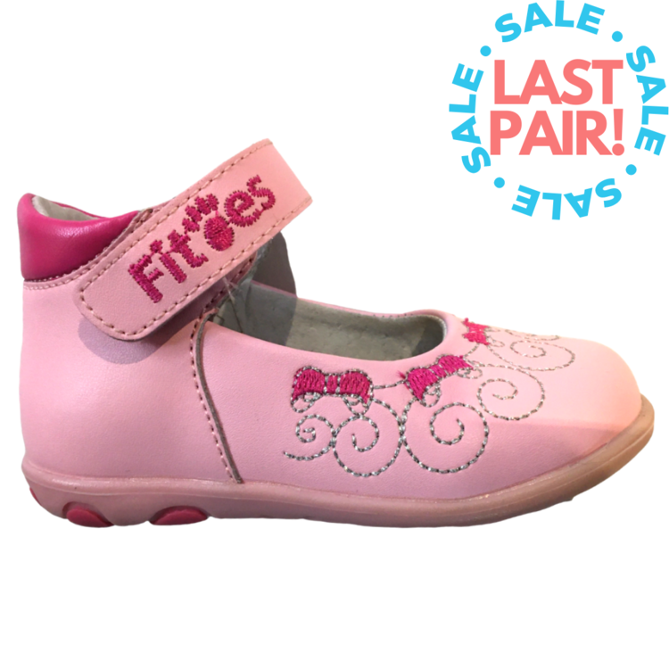 Fitoes Mary Jane Pink/Silver