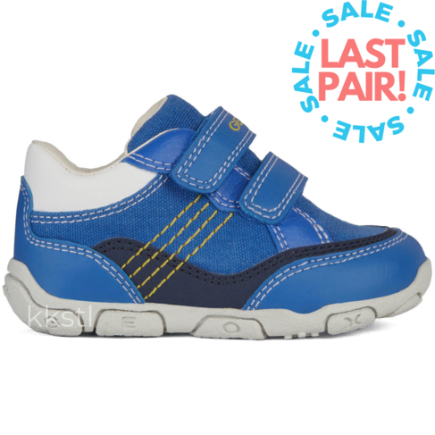 Geox B Balu Boy Royal/Yellow (Toddler 4.5)