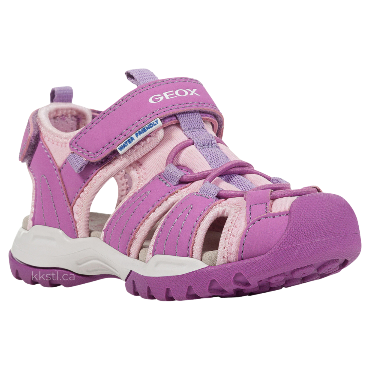 Geox J Borealis Purple/Pink Kids Shoes in Canada - Kiddie Kobbler St Laurent