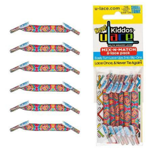 U-Laces Classic U-Laces Funky Bright Tie-Dye
