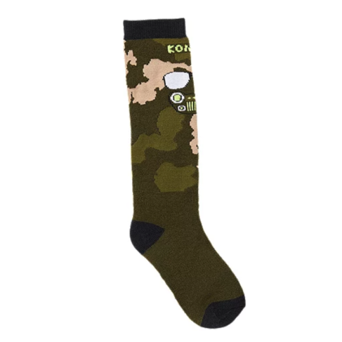 Kombi Car Family Sock Khaki Commander (Shoe Size 9 - 11)