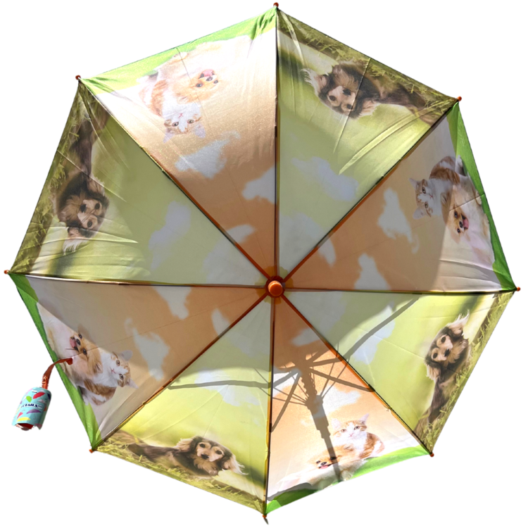 Details Details Umbrella Puppies/Kittens Orange