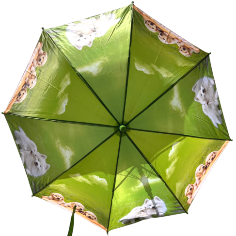 Details Umbrella Puppies Green