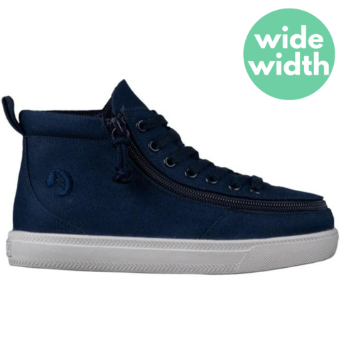Billy Footwear Classic XDR High Navy (Extra Wide)