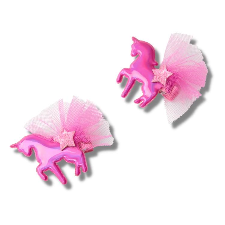 Hatley Hatley Tulle Unicorns Hair Clips