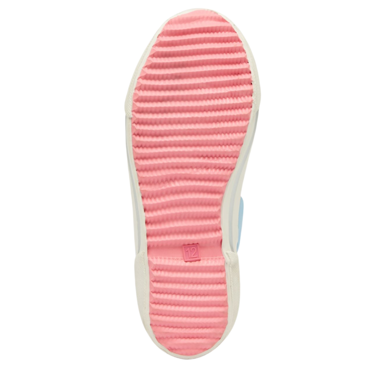 Joules Joules Short Rain Welly Blue Rainbow