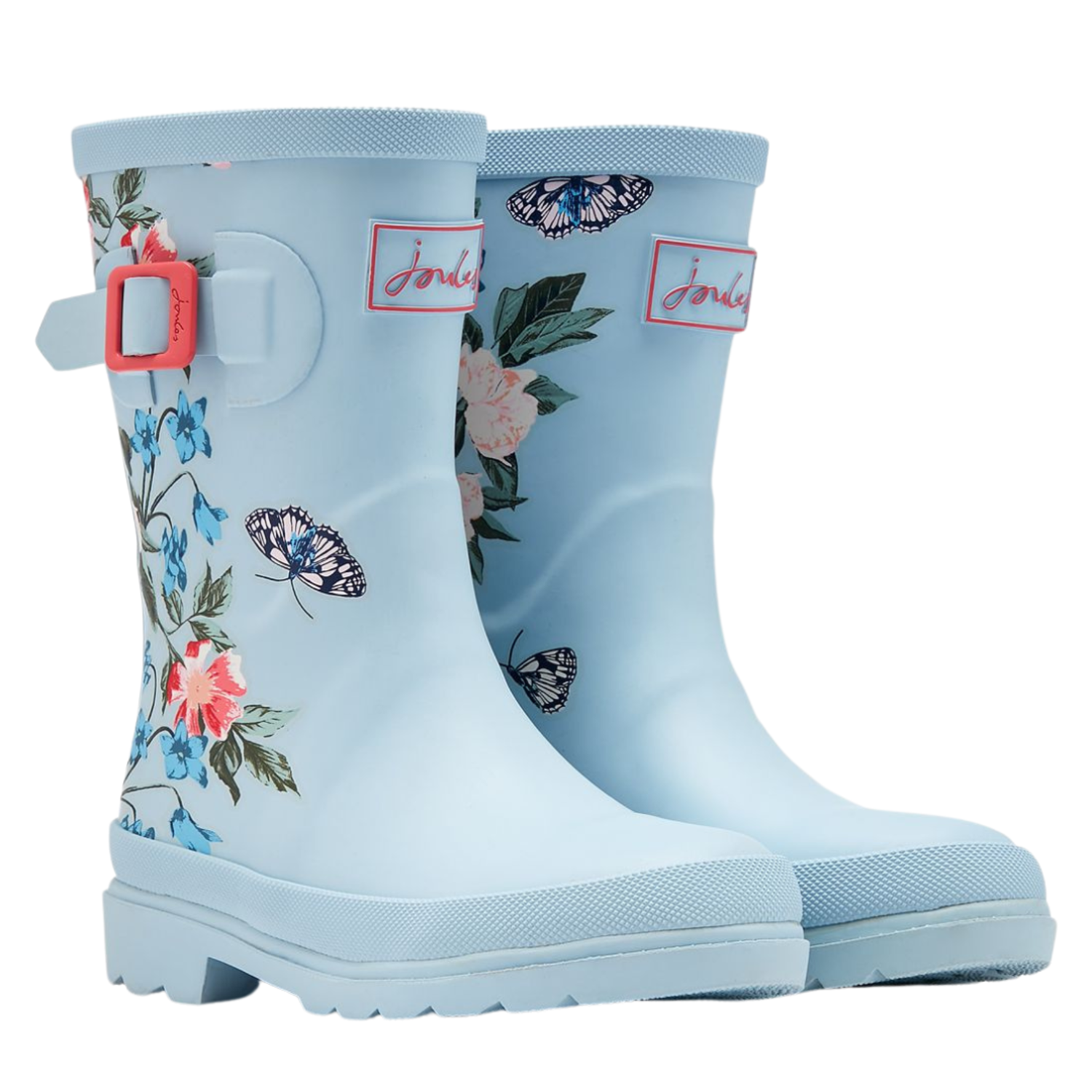 Joules navy sales floral wellies