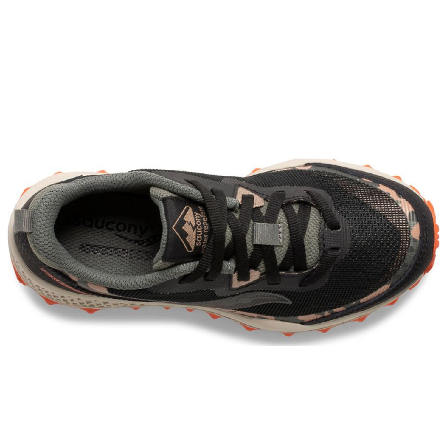 Saucony Peregrine 11 Shield Olive Camo Kids Shoes in Canada Kiddie Kobbler St Laurent