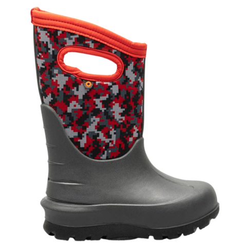 Bogs Neo-Classic Digital Maze Dk Gray Multi (Child 13)