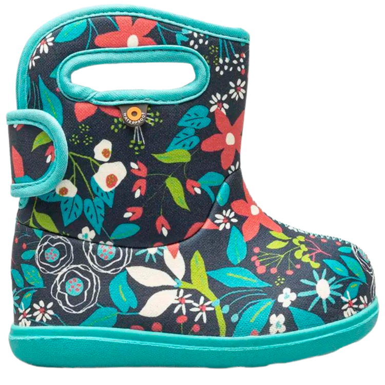 Bogs Bogs Baby Bogs II Cartoon Flower Ink Blue Multi