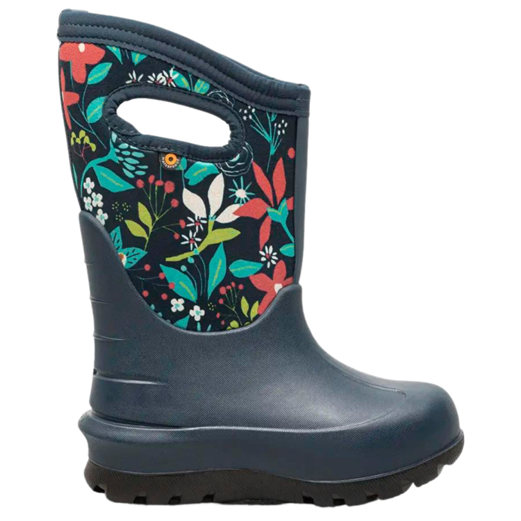 Bogs Bogs Neo-Classic Cartoon Flower Ink Blue Multi