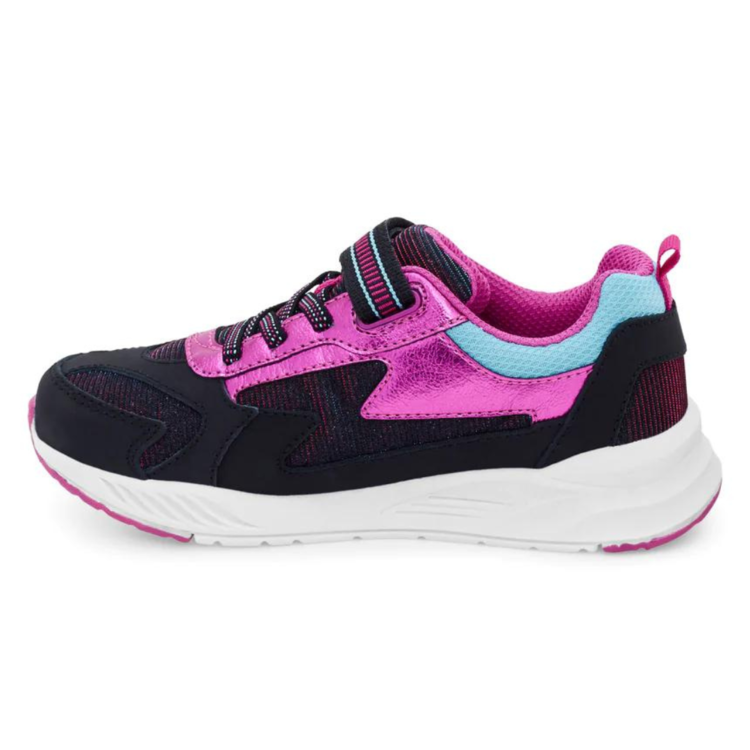 Stride Rite Lighted Cosmic Black Multi Adaptable (XW) Kids Shoes CAN