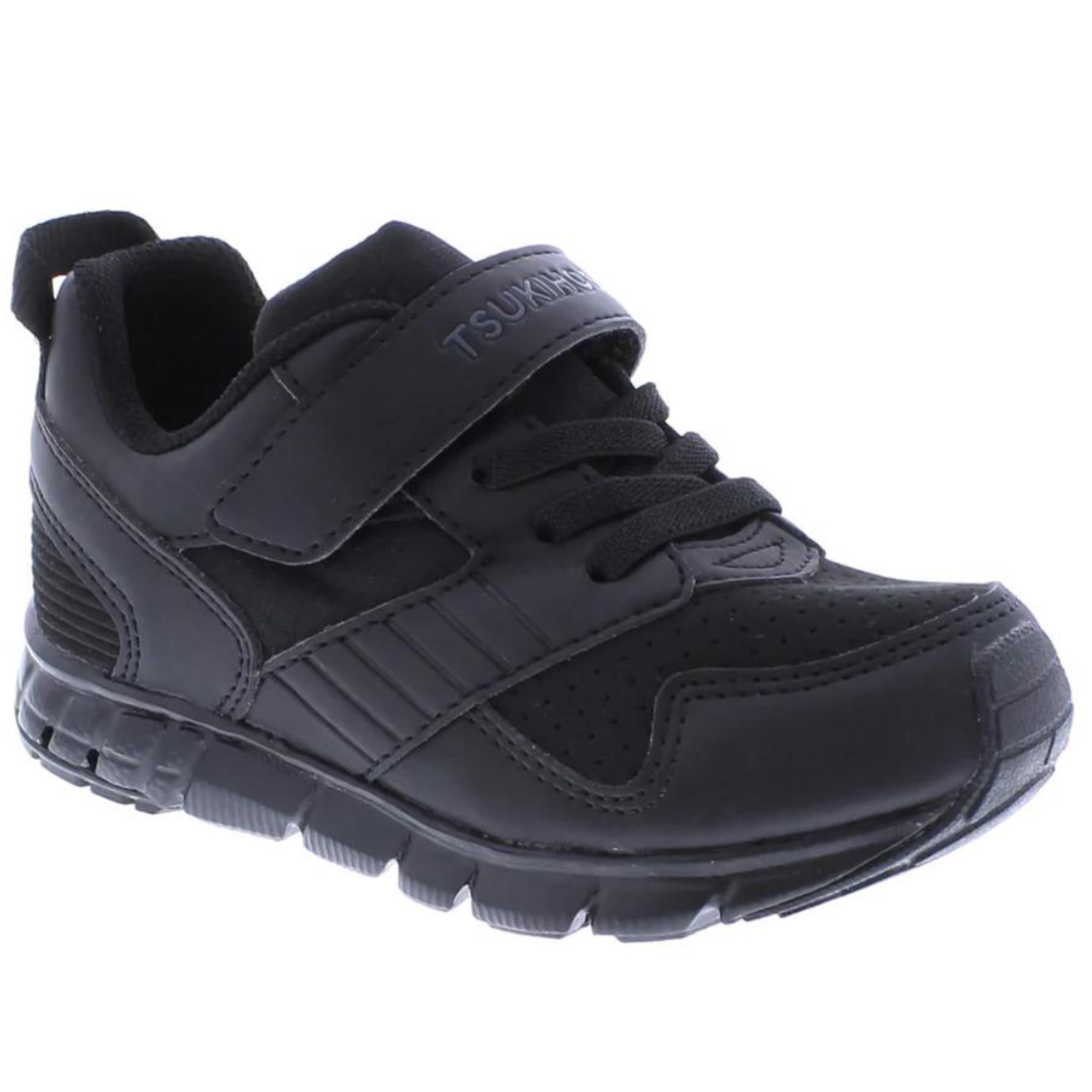 Tsukihoshi Charge Black Kids Shoes in Canada Kiddie Kobbler St Laurent